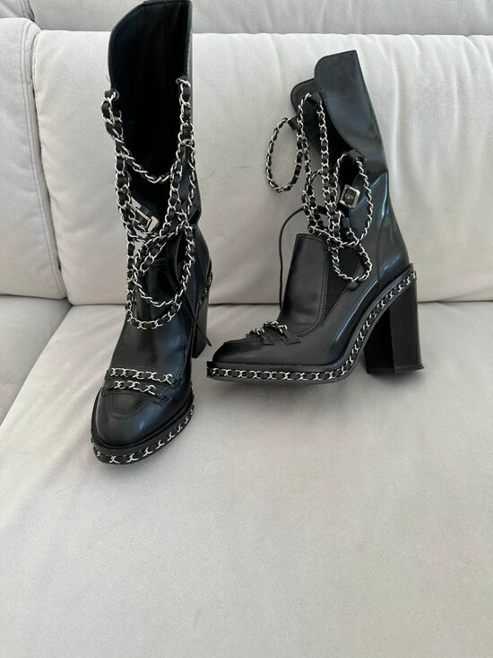 CHANEL Shoes - Chanel Chain Boot, Rare Model
